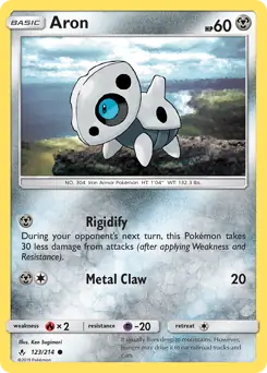 Aron 123 - Unbroken Bonds Pokesingles