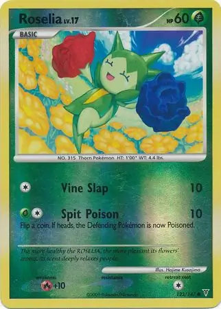 Roselia Reverse Holo 123 - Supreme Victors Pokesingles