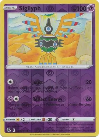 Sigilyph Reverse Holo 123, Fusion Strike | Sword & Shield, , 0.00 kr, Pokesingles. Kjøp pokemon kort til lave priser hos oss.