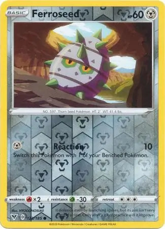 Ferroseed Reverse Holo 123 - Vivid Voltage