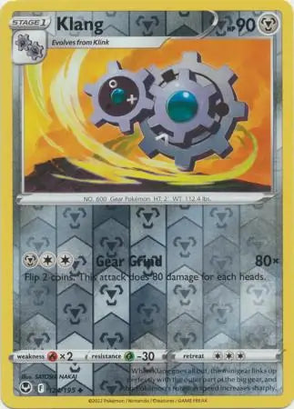 Klang Reverse Holo 124, Silver Tempest | Sword & Shield, , 0.00 kr, Pokesingles. Kjøp pokemon kort til lave priser hos oss.