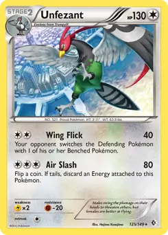 Unfezant 125 - Boundaries Crossed Pokesingles