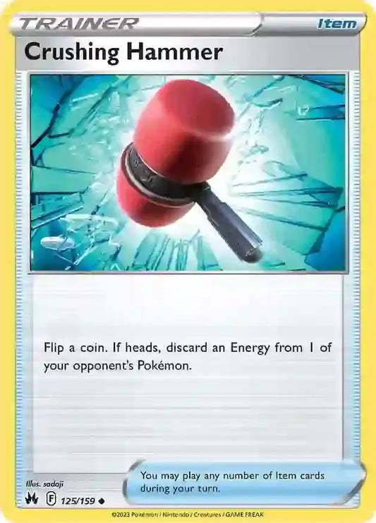 Crushing Hammer 125, Crown Zenith | Sword & Shield, , 0.00 kr, Pokesingles. Kjøp pokemon kort til lave priser hos oss.