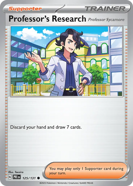 Professor's Research Sycamore 125 - Prismatic Evolutions Pokesingles