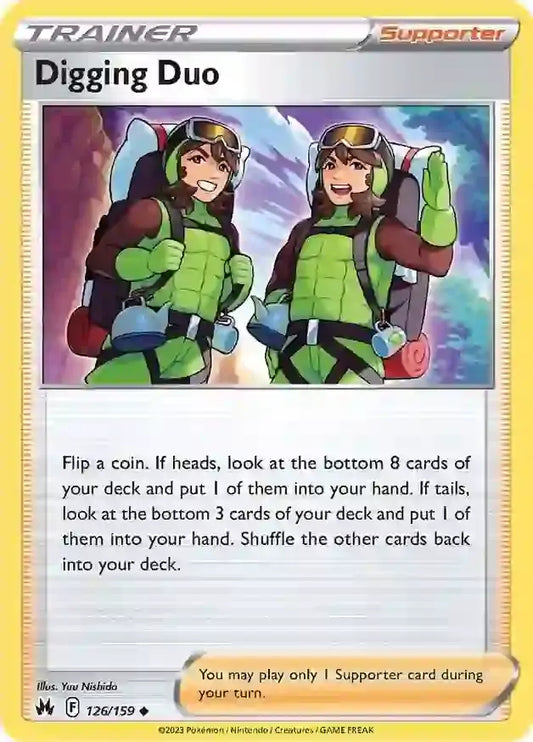 Digging Duo 126, Crown Zenith | Sword & Shield, , 0.00 kr, Pokesingles. Kjøp pokemon kort til lave priser hos oss.