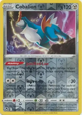 Cobalion Reverse Holo 126, Silver Tempest | Sword & Shield, , 0.00 kr, Pokesingles. Kjøp pokemon kort til lave priser hos oss.