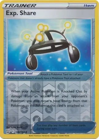 Exp. Share Reverse Holo 126 - Battle Styles