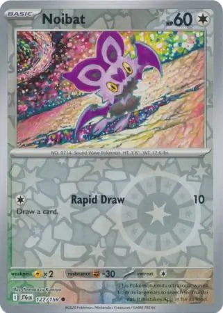 Noibat Reverse Holo 127 - Journey Together Pokesingles