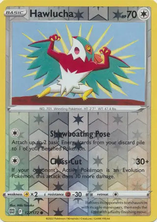 Hawlucha Reverse Holo 127, Brilliant Stars | Sword & Shield, , 0.00 kr, Pokesingles. Kjøp pokemon kort til lave priser hos oss.
