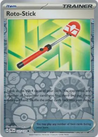 Roto-Stick Reverse Holo 127 Pokesingles