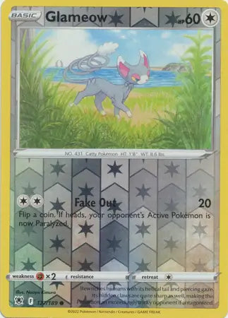 127 Glameow Reverse Holo, Astral Radiance | Sword & Shield, , 4.00 kr, Pokesingles. Kjøp pokemon kort til lave priser hos oss.