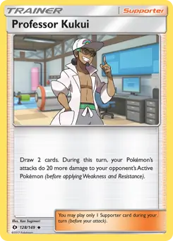 Professor Kukui 128 - Sun & Moon Base Pokesingles