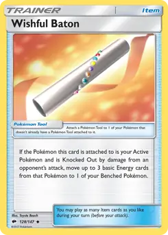 Wishful Baton 128 - Burning Shadows Pokesingles