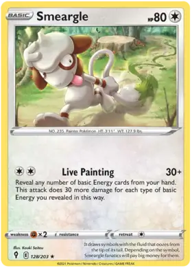Smeargle 128, Evolving Skies | Sword & Shield, , 5.00 kr, Pokesingles. Kjøp pokemon kort til lave priser hos oss.