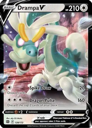 Drampa V 128, Brilliant Stars | Sword & Shield, v, 0.00 kr, Pokesingles. Kjøp pokemon kort til lave priser hos oss.