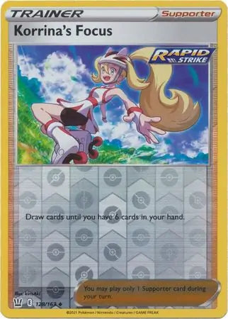 Korrina's Focus Reverse Holo 128 - Battle Styles