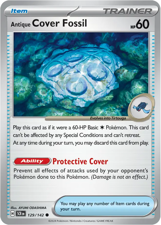 Antique Cover Fossil 129 - Stellar Crown Pokesingles