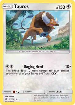 Tauros 129 - Team Up Pokesingles