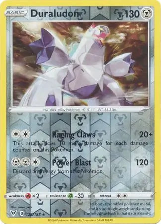Duraludon Reverse Holo 129 - Vivid Voltage