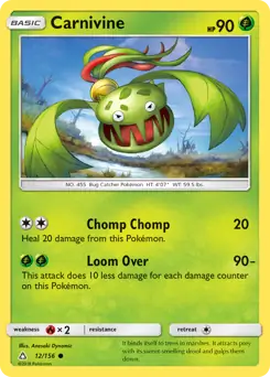 Carnivine 12 - Ultra Prism Pokesingles