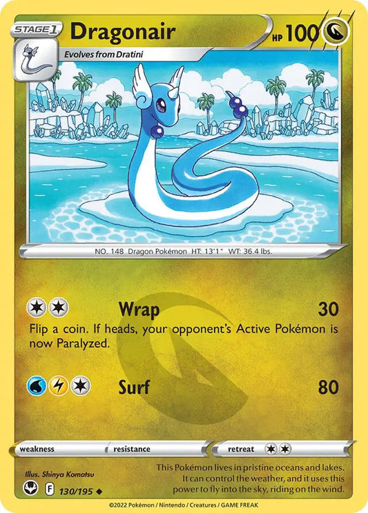 Dragonair 130, Silver Tempest | Sword & Shield, , 0.00 kr, Pokesingles. Kjøp pokemon kort til lave priser hos oss.