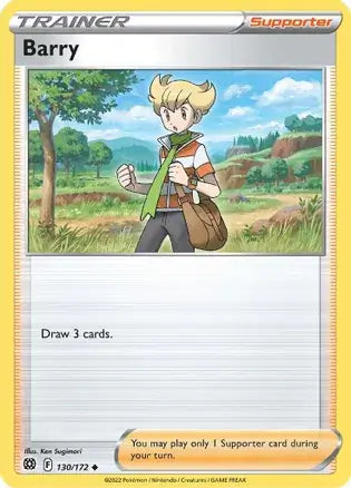 Barry 130, Brilliant Stars | Sword & Shield, trainer, 3.00 kr, Pokesingles. Kjøp pokemon kort til lave priser hos oss.