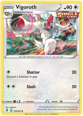 Vigoroth 130, Evolving Skies | Sword & Shield, , 5.00 kr, Pokesingles. Kjøp pokemon kort til lave priser hos oss.