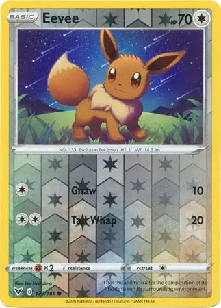 Eevee Reverse Holo 130 - Vivid Voltage