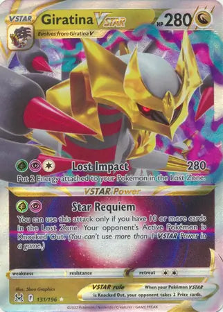 Giratina VSTAR 131, Lost Origin | Sword & Shield, , 0.00 kr, Pokesingles. Kjøp pokemon kort til lave priser hos oss.