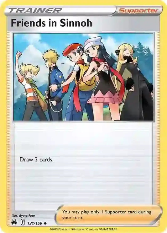 Friends in Sinnoh 131, Crown Zenith | Sword & Shield, , 0.00 kr, Pokesingles. Kjøp pokemon kort til lave priser hos oss.