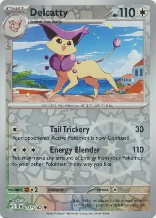 131 Delcatty - Reverse Holo, Temporal Forces | Scarlet & Violet, reverse, 4.00 kr, Pokesingles. Kjøp pokemon kort til lave priser hos oss.