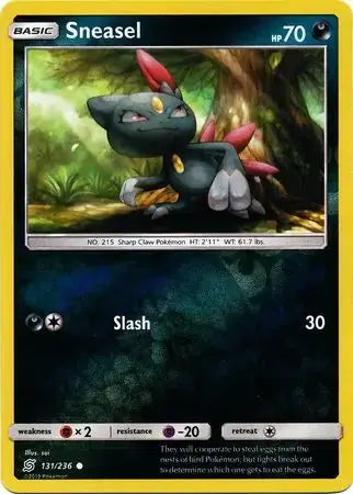 Sneasel Reverse Holo 131/236 - Unified Minds Pokesingles