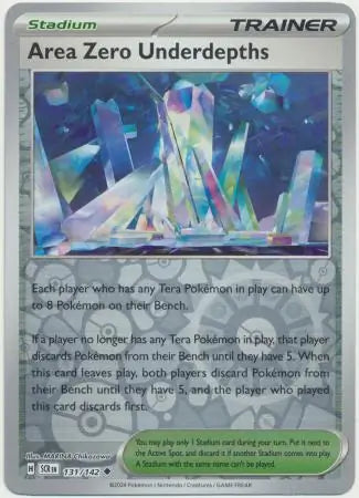 Area Zero Underdepths Reverse Holo 131 - Stellar Crown Pokesingles