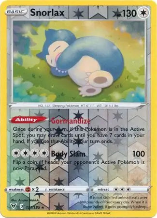Snorlax Reverse Holo 131 - Vivid Voltage