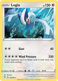 Lugia Holo Rare 132 - Vivid Voltage