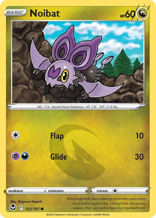 Noibat 132, Silver Tempest | Sword & Shield, , 0.00 kr, Pokesingles. Kjøp pokemon kort til lave priser hos oss.