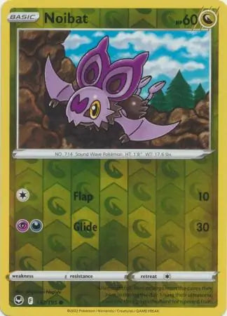 Noibat Reverse Holo 132, Silver Tempest | Sword & Shield, , 0.00 kr, Pokesingles. Kjøp pokemon kort til lave priser hos oss.