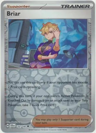 Briar Reverse Holo 132 - Stellar Crown Pokesingles