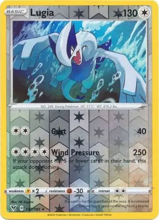 Lugia Reverse Holo 132 - Vivid Voltage