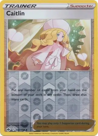 Caitlin Reverse Holo 132 Pokesingles