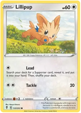 Lillipup 133, Evolving Skies | Sword & Shield, , 5.00 kr, Pokesingles. Kjøp pokemon kort til lave priser hos oss.