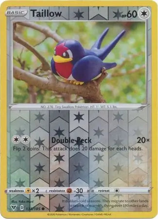 Taillow Reverse Holo 133 - Vivid Voltage