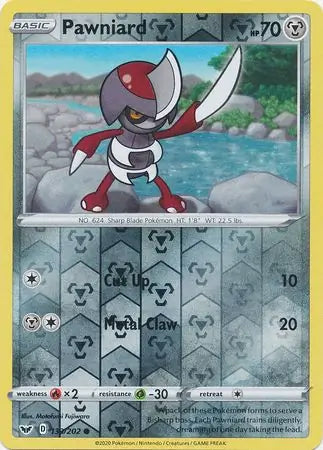 Pawniard Reverse Holo 133 - Sword & Shield Base Pokesingles