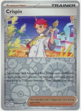 Crispin Reverse Holo 133 - Stellar Crown Pokesingles
