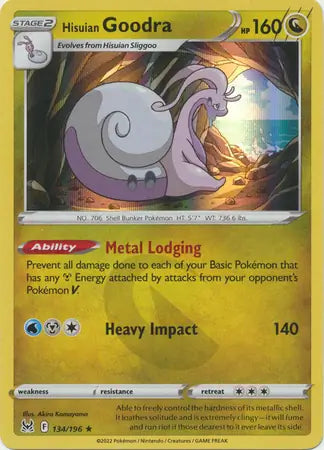Hisuian Goodra 134, Lost Origin | Sword & Shield, , 0.00 kr, Pokesingles. Kjøp pokemon kort til lave priser hos oss.