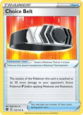 Choice Belt 135, Brilliant Stars | Sword & Shield, trainer, 3.00 kr, Pokesingles. Kjøp pokemon kort til lave priser hos oss.