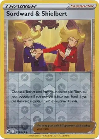 Sordward & Shielbert Reverse Holo 135 - Battle Styles