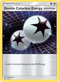 Double Colorless Energy 136 - Sun & Moon Base