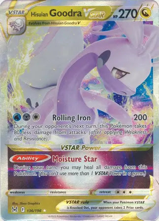 Hisuian Goodra VSTAR 136, Lost Origin | Sword & Shield, , 0.00 kr, Pokesingles. Kjøp pokemon kort til lave priser hos oss.