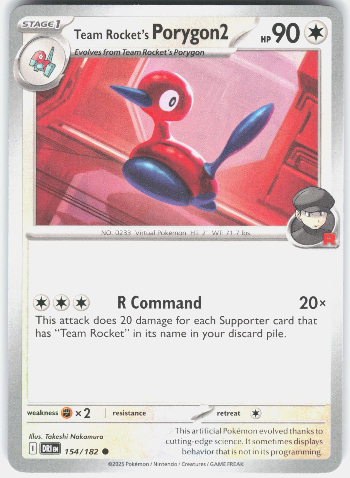 Team Rocket's Porygon2 154 - Destined Rivals